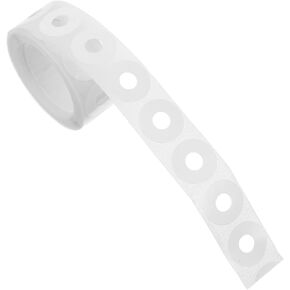 DOITOOL Self-Adhesive PVC Hole Reinforcers for Paper Reinforcement Stickers Adhesive Ring Seals for Binder Holes