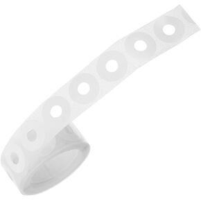 Homoyoyo 1roll Binder Hole Reinforcement Stickers of Self-Adhesive PVC Protectors for Loose-Leaf Documents Repair Labels for Binders Easy Application for Damaged