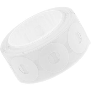 HOMSFOU Self-Adhesive Hole Punch Labels Pcs Ring Reinforcement Stickers PVC for Binder Hole Repair
