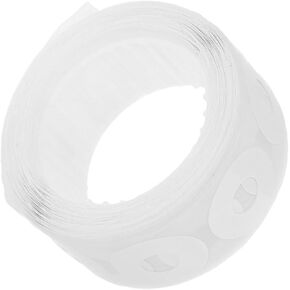 Ring Binder Hole Punch Reinforcers Roll of PVC Reinforcement Labels for Hole Punch Repair Easy Stick Stickers