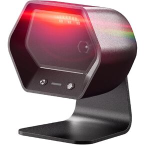 NetumScan Automatic 1D 2D Desktop Barcode Scanner, 1M CMOS Sensor Omnidirectional Hands-Free USB Barcode Reader for Warehouse, Supermarket, Retail Store, Bookstore Pos System Mall Business NS7060
