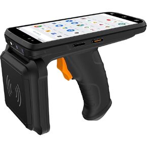 Rayoungtek Android Barcode Scanner UHF RFID Reader, Android 12 4+64GB, Built-in Zebra SE4710 Scanner Impinj E710 RFID Tag Reader, 4G Wireless Mobile Computer