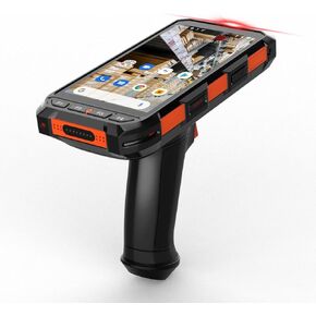 Upgraded Bix Android Barcode Scanner with Pistol Grip,Android 13 Inventory Scanner,5.5",4G LTE GPS WiFi 1D/2D/QR Code Inventory Scanner,IP65 Rugged Mobile Computer PDA for Inventory Management