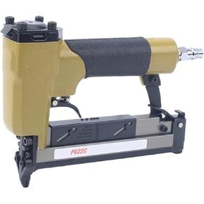 Oil-Free Pneumatic Staple Gun Heavy-Duty Stapler 23GA P622C Pneumatic Nail Gun Air Stapler Gun Tools Capacity 150pcs for Woodworking