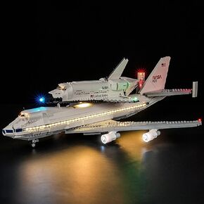 BRIKSMAX 2.0 Light Kit for Lego Shuttle Carrier Aircraft -Innovative Led Lighting Compatible with Lego Icons 10360 - Not Included Lego Set