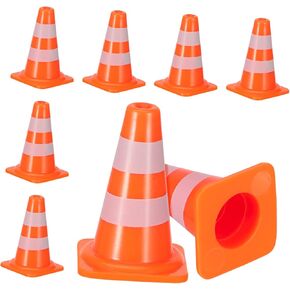 YARNOW 7Pcs Roadblock Traffic Signs for Educational DIY Play Props for Teaching Traffic Safety and Role Play Scenarios