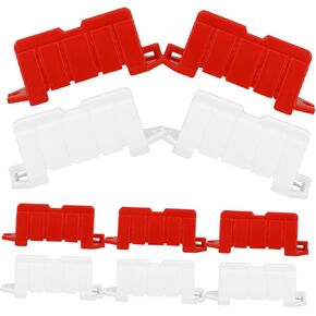 VANZACK 20Pcs Miniature Traffic Scene Road Traffic Signs Construction Theme Mini Roadblocks for Cars for Classroom Sandbox and Traffic Themed Parties