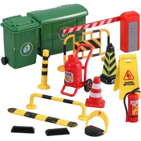 Milisten 1Set Miniature Traffic Road Sign Educational Plaything for Lightweight Compact Enhances Traffic Safety Awareness for Learning and Playtime