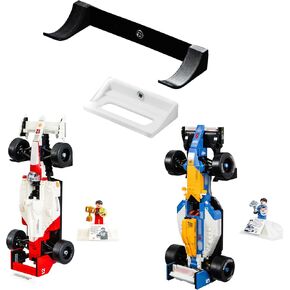 Wall Mount Compatible with Lego Icons F1 Cars - Compatible with McLaren MP4/4 & Williams FW14B - Ayrton Senna & Nigel Mansell Tribute - Models not Included