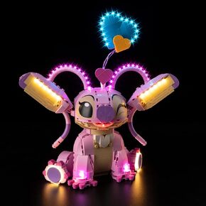 LED Light Kit Compatible with Lego 43257, Upgraded Lilo & Stitch Angel Models Set Lighting Accessories (No Model)