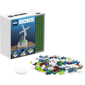 PLUS PLUS - BOKS Windmill - 220 Pieces - Construction Building Office Desk Fidget Toy, Interlocking Mini Puzzle Blocks