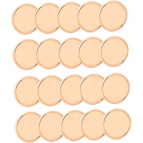 Homoyoyo Notebook Accessories 20pcs Book Binding Discs Mushroom Hole Binder Rings for DIY Planners