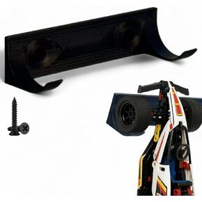 Vertical Car Display Wall Mount for Lego Technic Series – Showcase Your Racecar Model Collection – Space-Saving Wall Rack Holder Compatible with Lego Supercars – Made in USA – Easy to Install (5)