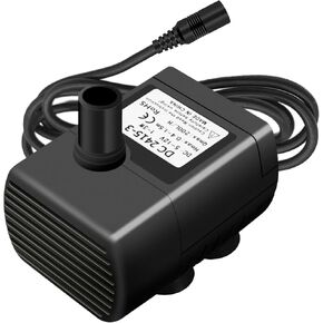 Proots 52GPH System System Mini Mini Pump-5-12V DC Ultra Quiet for Aquariums ، Hoep-ins
