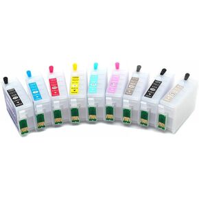 9Color 30ML T1571-T1579 Refill Ink Set with ARC Chip Compatible with Stylus R3000 Printer