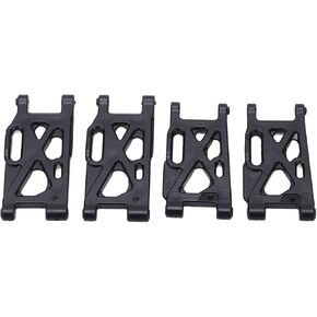 4pcs RC Suspension Arm Front Rear Black Plastic for WLtoys 144001 144002 124019 124018 124017 144010RC Suspension ArmRC Swing ArmFront Rear Swing ArmFront Rear Suspens