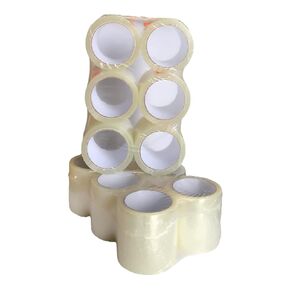 ASA Clear Label Protection Tape 4 "(96mm) × 0.040 مم (1.6 ميل) × 72 ياردة (66 مترًا) ، 18 لفة شريط تعبئة واضحة ، مثالية للتعبئة ، الشحن ، الحركة ، المنزل والمكتب