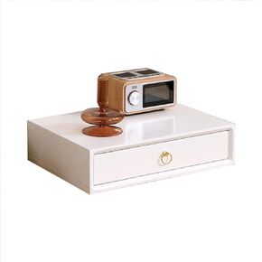 Desktop File Cabinet - Desktop Storage Box with Drawers, Wooden Desktop File Cabinet, Multilayer Desktop Organizer Storage Box with Drawers, for Monitor Stand/Printer Platform，B-1 Drawer