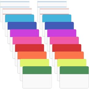 800 Pieces Book Tabs, 2 Inch Sticky Tabs for Notebooks, Self Adhesive Tabs Colored Page Tabs Index Divider Tabs for Reading Notes, Books, Annotation and Classify Files