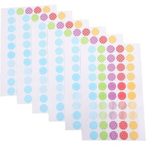 Hole Punch Reinforcement Labels 300 Count Self-Adhesive Paper Hole Punch Reinforcers
