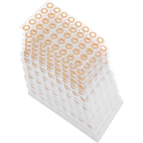 ARTIBETTER 100 Sheet Hole Label Stickers Binder Page Hole Reinforcement for Sticker Sheets Office Home