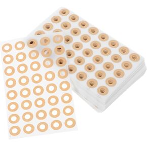 100 Sheet Hole Label Stickers for Binder Large Round Sticker Sheets Page Hole Reinforcement for Office/Home