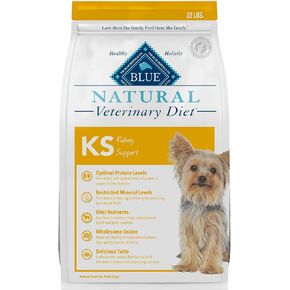 Blue Buffalo Natural Veterinary Diet KS Kidney Support Dry Dog Food, Veterinarian Prescription Required, Chicken, 6-lb Bag
