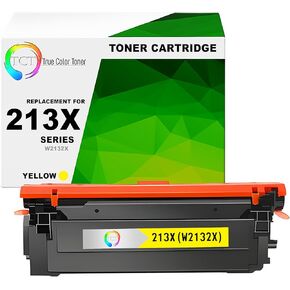 خرطوشة TCT 213X الأصفر الحبر - بديل متوافق مع HP 213x W2132X يعمل مع HP Color Laserjet Enterprise 5700DN 6700 ، MFP 5800DN Printers (6،000 صفحة)