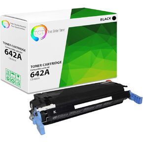 TCT 642A خرطوشة الحبر الأسود - بديل متوافق مع HP 642A CB400A يعمل مع HP Color Laserjet Enterprise CP4005 CP4005N CP4005DN PRINTERS (7،500 صفحة)