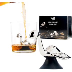 Scotch Ness Critter Chilling Stone, Best Gift for Him, Perfect for Father's Day, Birthday, Anniversary, Old Fashioned Cocktail, Loch Ness Monster, Unique Whisky Gift