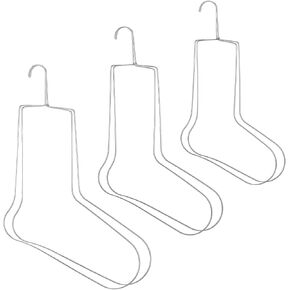 6 Pcs Sock Blockers for Knitting Pair of Stainless Steel Blockers Drying Hanger for Knitting & Crochet, Shaping, Drying, Displaying Socks