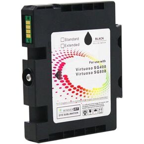 Sublimation Ink Cartridge Compatible with Virtuoso SG400 Refurbish Printer Featuring Show Ink Level Chip by Winnerjet