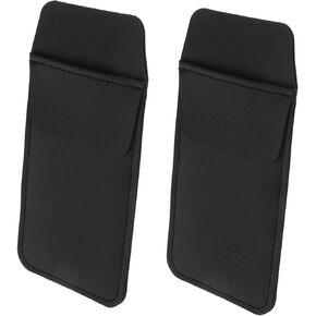 HOMSFOU 2pcs Pu Pen Organizer for Nurses and Doctors Multi-functional Portable Pen Bag Medical Writing Tool Storage Pouch for