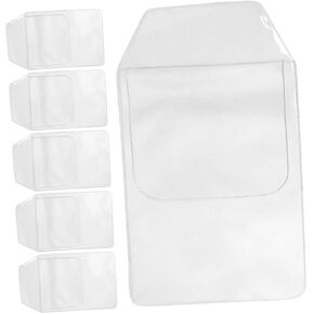 Angoily Pen Pouch Organizer 6pcs Pvc Pocket Protectors for Pens Office Hospital School Business