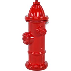 Treasure Gurus Red Fire Hydrant Miniature Die Cast Pencil Sharpener Firefighter Gift