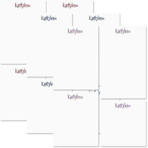 Current Initial Personalized Notepad Set – Set of 4 100-Sheet Pads, Multiple Sizes, Great for Shopping Lists, Grocery Lists and Personalized Gifts, Printed in the USA