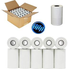 2 1/4 x 55 thermal paper roll pmc05262 - VX520 DC Contactless Credit Card Terminal (Pack of 50) VX520 VX670 VX680 VX690, Clover Flex, Ingenico iCT220 iCT250 FD400 Premium Quality 'A' Grade Thermal
