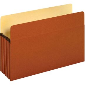 Pendaflex Standard Red Fiber Recycled File Pockets 10 Pack (1536G-OX),Manila;Red