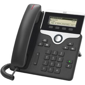 Cisco IP Business Phone 7811, 3.2-inch Grayscale Display, Class 1 PoE, Supports 1 Line, 1-Year Limited Hardware Warranty (CP-7811-K9=)