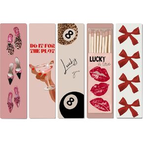 10 PCS Bow Bookmarks, Funny Bookmarks for Women, Romance Booklover Gifts, Cute Gifts for Romance Reader Friends Girls