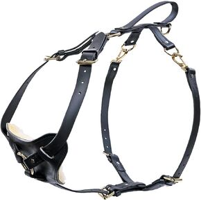 Ray Allen Mfg Signature K9 Biothane Multi-Function Harness, X-Large Black