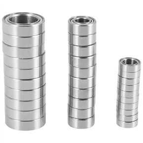 RC Car Accessories Compatible with ZD for Racing for DBX-10 10421-S 9102 1/10 RC Car Spare Parts Accessories 30Pcs Metal Steel Ball Bearing Set