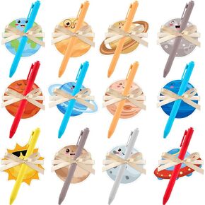36 Pack Back to School Sticky Notes Set with Pens Ribbons Self-Stick Apples Shaped Sticky Notes Bulk Teacher Appreciation Memo Pad for Teacher Appreciation Gift Home Party Decor Supplies