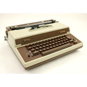 Royal Academy Electric Typewriter Renewed and Guaranteed by Around the Office.