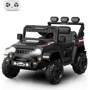 Ride on Car with 6 EVA Wheels&4WD, 24V Battery Powered Electric Car for Kids, Electric Vehicle with Remote Control, 3 Adjustable Speeds, Soft Start, Battery Display, Music, Pink