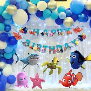 Findng Nmo Happy Birthday Banner - Birthday Decorations.