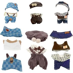 3 Set 17cm Doll Clothes - Clothes for Dolls Outfit, 9 Pcs Accessories for 17cm Dolls Clothes, Doll Accessorie, Doll Outfits, No Doll Included