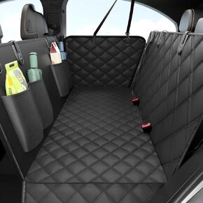 Dog Car Seat Cover for Back Seat,100% Waterproof Cover for Dogs，Proof Nonslip Dog Hammock for car with Side Flaps, Scratch-Resistant & Durable car seat Cover for Cars Trucks and SUVs