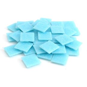 Milltown Merchants 3/4 Inch (20mm) Black Mosaic Tile, 3 Pound (48 oz) Bulk Assortment of Mosaic Tiles