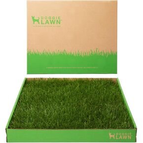 DoggieLawn Real Grass Puppy Pee Pads - Potty Training Pads for Dogs & Puppies - Indoor Grass Dog Potty for Apartments & Bad Weather - Natural Living Grass - Large 24 x 24 Inches - Made in USA